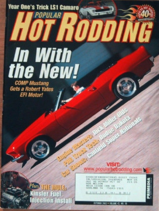 POPULAR HOT RODDING 2002 OCT - GOAT, COMP CAM PONY, PROWLER